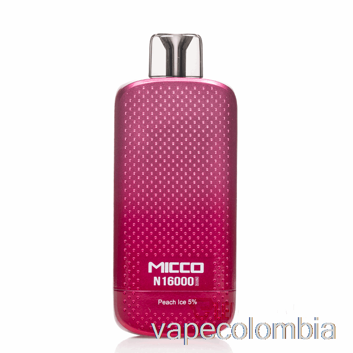 Vape Desechable Horizontech Micco N16000 Desechable Melocotón Hielo